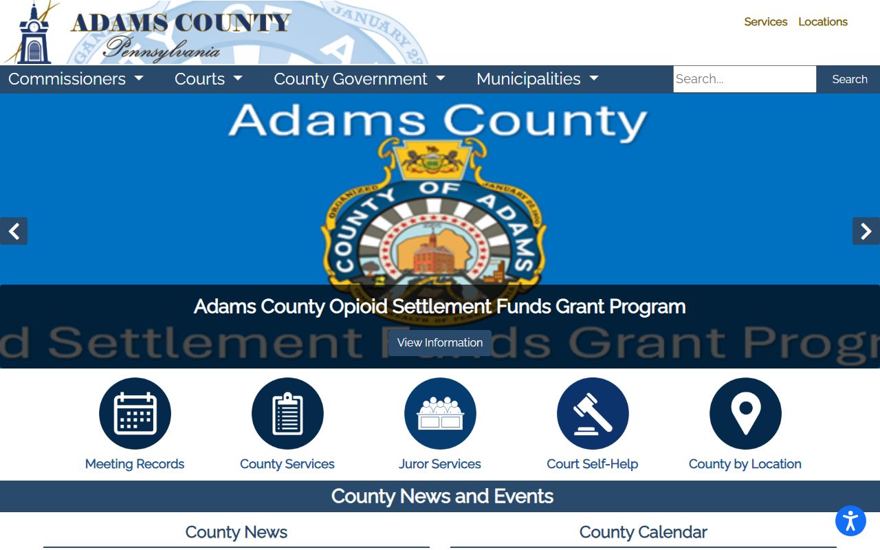 Adams County Pennsylvania obituary and death records resource