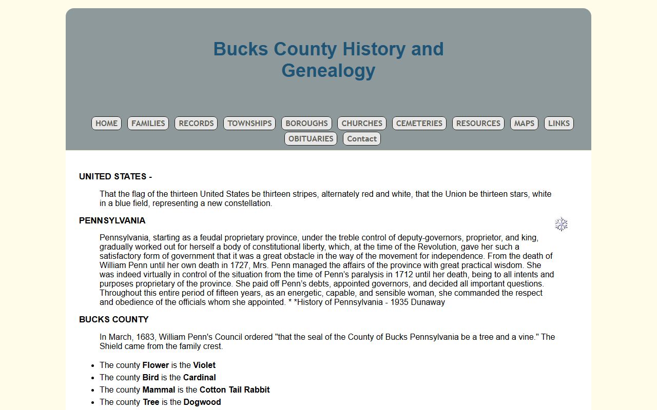 Bucks County Pennsylvania Register of Wills obituary and death records office