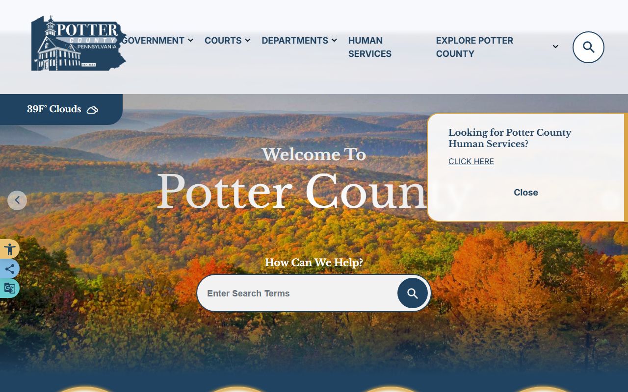Potter County Register of Wills for obituary and death records in Coudersport Pennsylvania